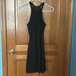Little black dress high neck